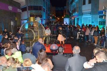 Encendido de la decoración navideña e inauguración del belén canario de Los Llanos  (Foto Francisco Javier Santana)